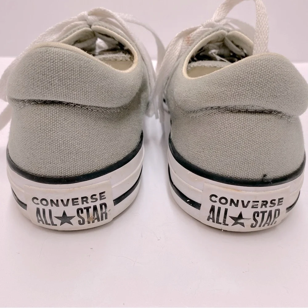 Converse All Star Canvas Gray Low Top Sneaker Tennis Shoes Women's Sz 7 - Picture 4 of 6